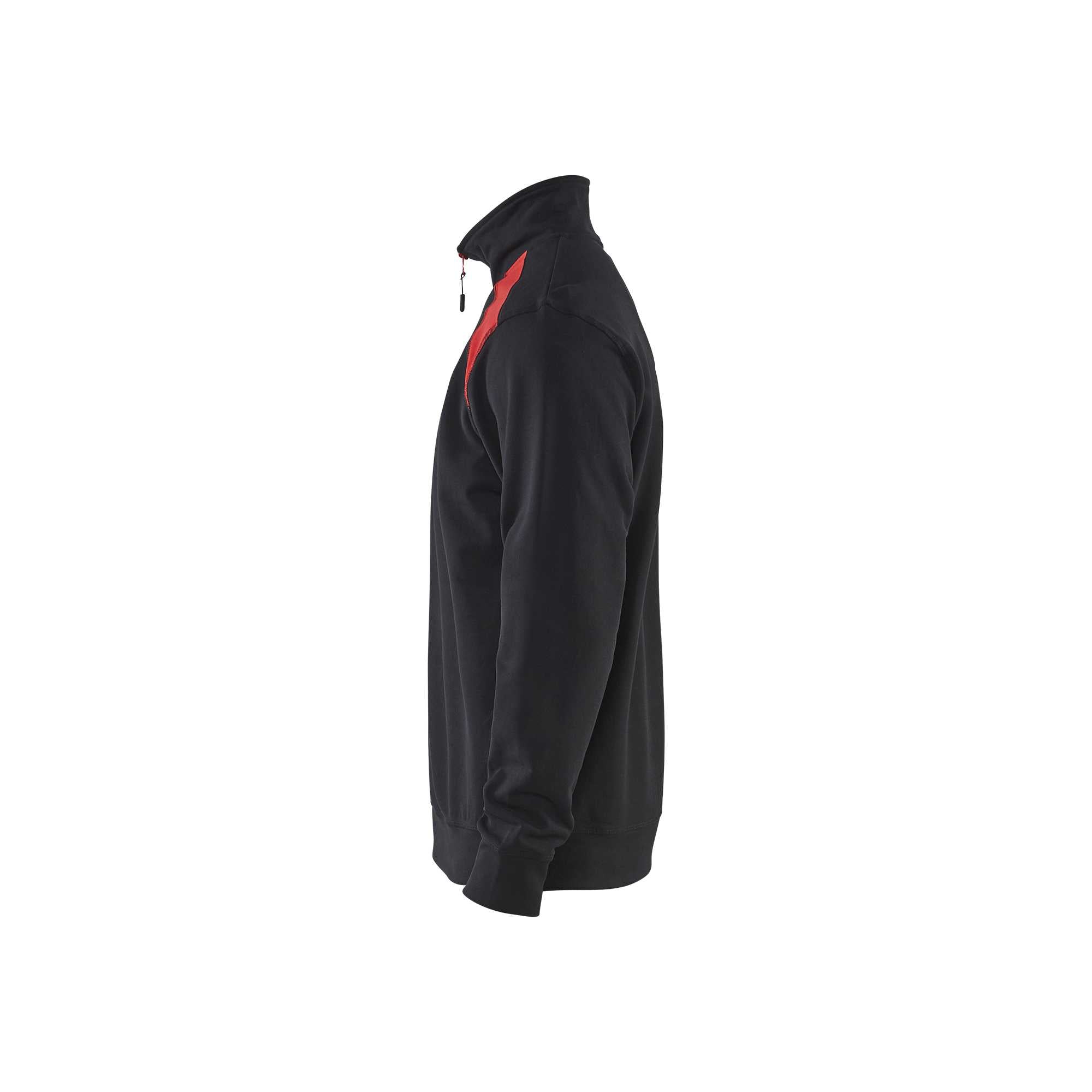 BLAKLADER 33531158 Half Zip 2 Tone Sweatshirt Work Sweatshirt MEN - 100% Cotton